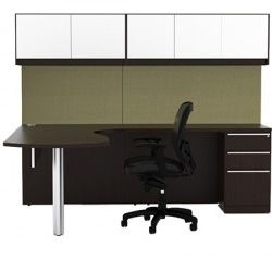 Cherryman Verde L Shape Desk Espresso Cherryman Verde L Shape Desk Espresso