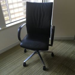 $99 Black Leather Executive Chair