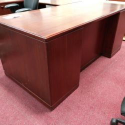 6 X 9' Wood Desk $599 Wood Veneer U Shape Desk