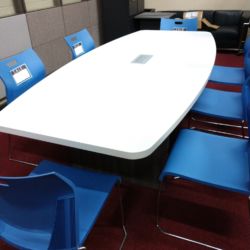 $350 White Modern 8 Foot Conference Table